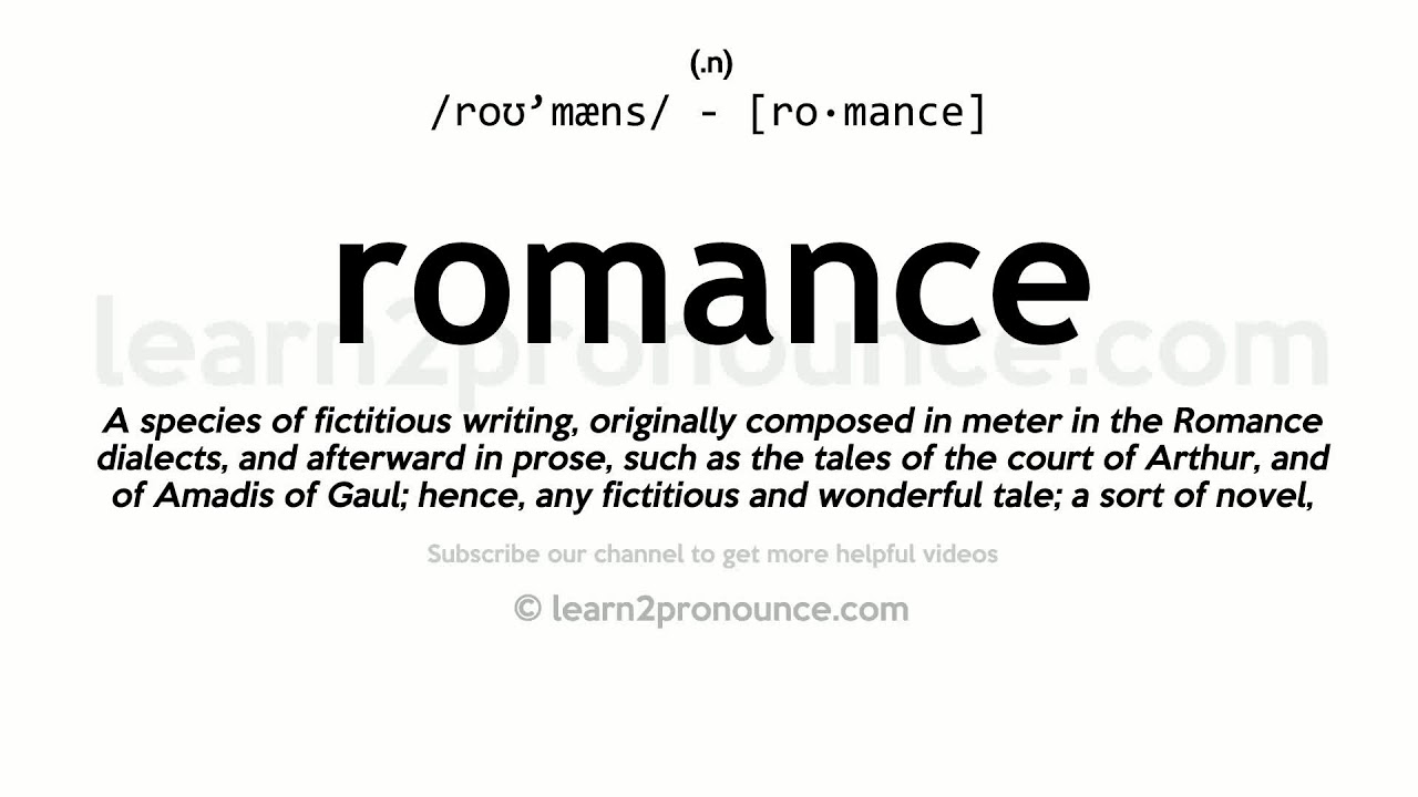 Romance definition